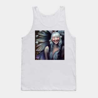 White Flower Faerie Tank Top